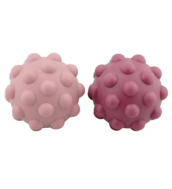 Tiny Tot Ballen - Sensorische siliconen Fidget Balls - 2-pack - Op = Op