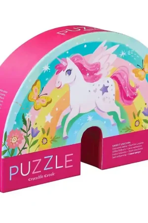 Crocodile Creek Puzzel - 12 Bakstenen - Sweet Unicorn Flitsaanbieding