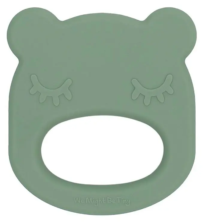 We Might Be Tiny Bijtring - Beer - Silicone - Sage Laatste Versie
