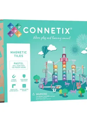 Connetix Magneetset - 106 Onderdelen - Pastel Ball Run Beste Prijs