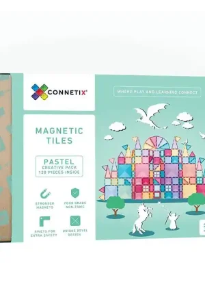 Connetix Magneetset - 120 Onderdelen - Pastel Creative Uitverkoop