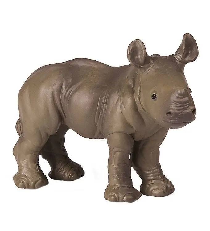 Alleen Vandaag Papo Neushoorn kalf - H: 6 cm