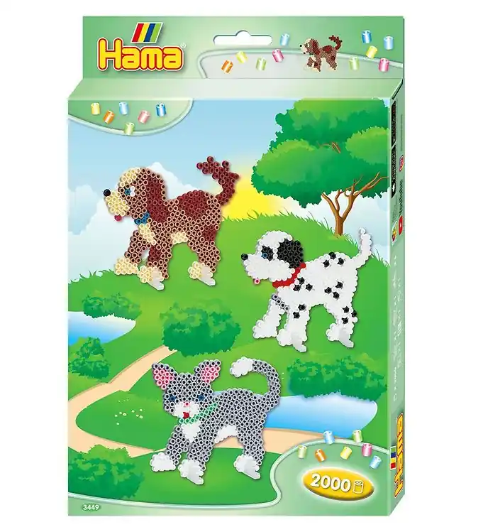 Hama Midi Kralenset - 2000 st. - Hondje En cat Voordeelprijs