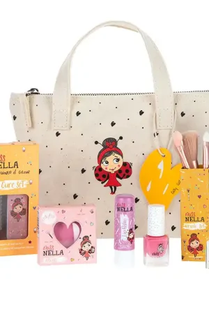 Bestel Nu Miss Nella Makeuptas - 6 Onderdelen - Girly Girl Essentials