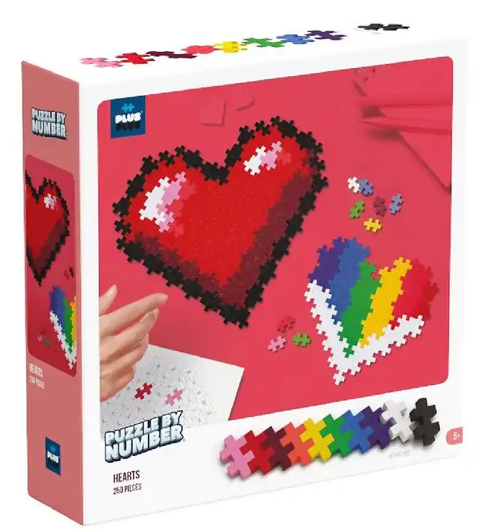 Plus-Plus Puzzel Stad Nummer - 250 st. - Hearts Betrouwbaar