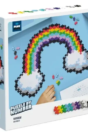 Fabrieksprijs Plus-Plus Puzzel Stad Nummer - 500 st. - Rainbow