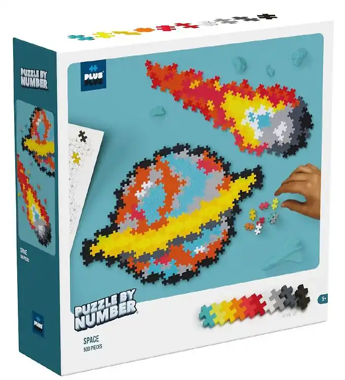 Plus-Plus Puzzel Stad Getal - 500 st. - Space Speciale Aanbieding