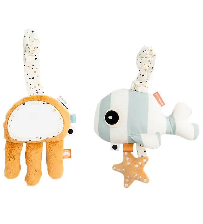 Done by Deer Hangspeeltje - Sea Friends - Blue/Mustard Hete Deal
