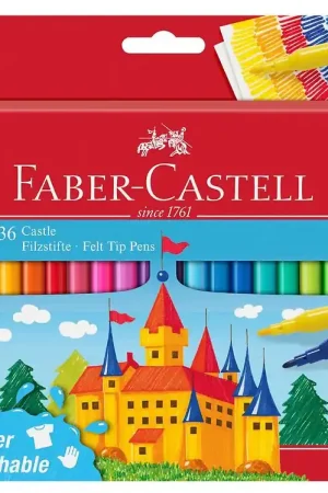 Faber-Castell Markers - kinderen - 36 stk - Multicolour Nu Kopen