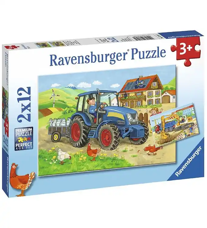 Ravensburger Puzzel - 2x12 Bakstenen - Moeilijk op Work Goedkoop