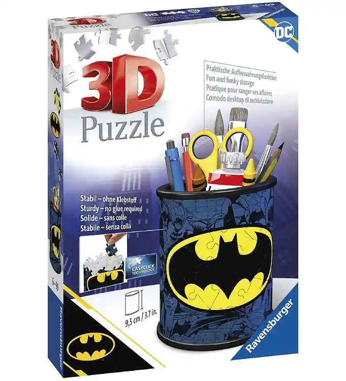 Premium Ravensburger 3D Puzzel - 54 Bakstenen - Batman Potlood Cup