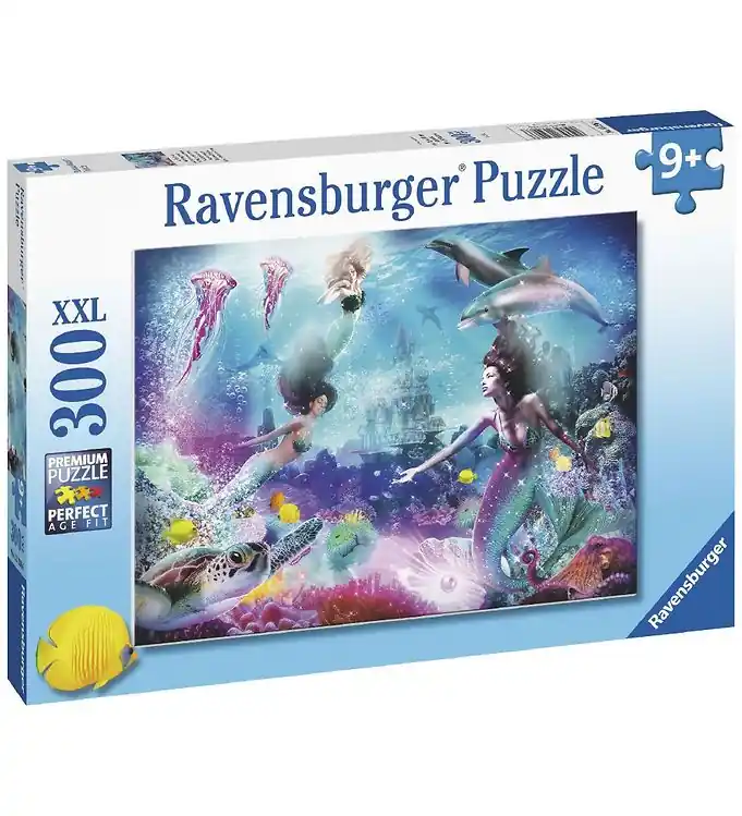 Ravensburger Puzzel - 300 Bakstenen - Zeemeerminnen Nu Kopen