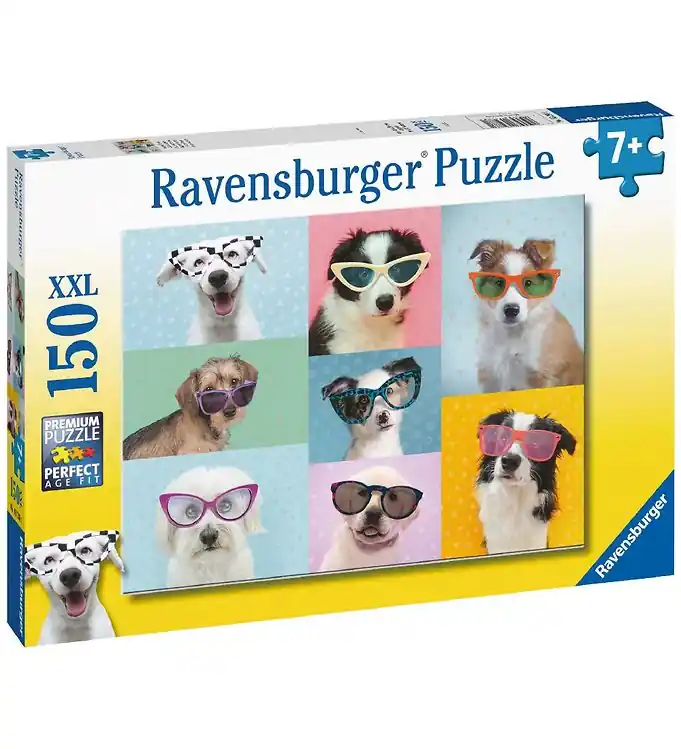 Ravensburger Puzzel - 150 Bakstenen - Grappige honden Exclusieve Aanbieding