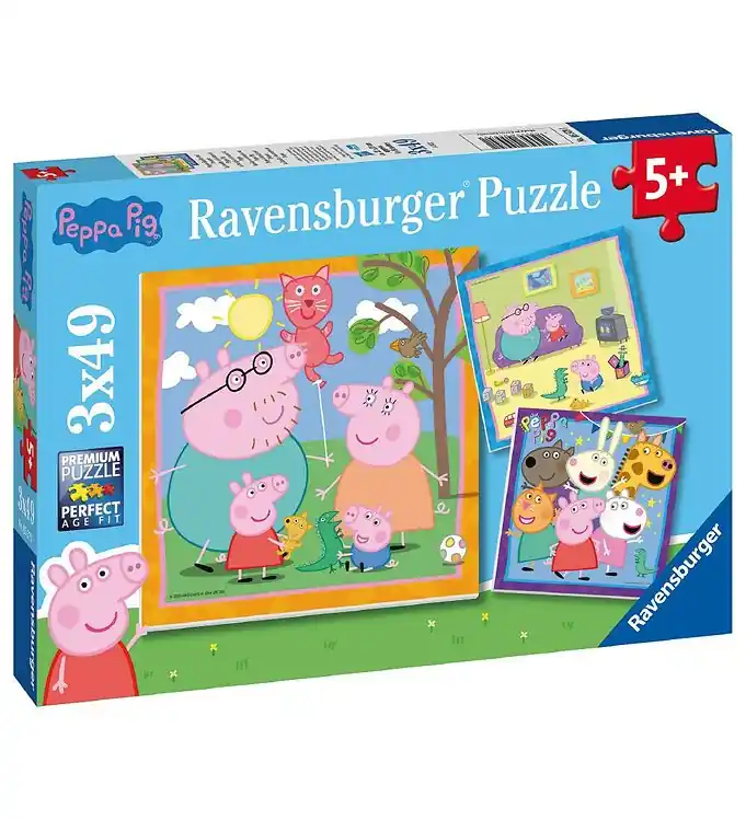 Rechtstreeks Van De Fabrikant Ravensburger Puzzel - 3x49 Bakstenen - Peppa Pig - Familie
