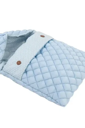 Asi Poppen Accessoires - Slaapzak - 36 cm - Blauw Fabrieksprijs