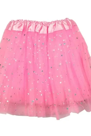 Molly & Rose Kostuum - Tule rok - Roze m. Sterren Favoriet