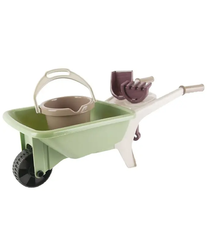 Goedkoop Dantoy Kruiwagenset - Green Garden - 4 Onderdelen
