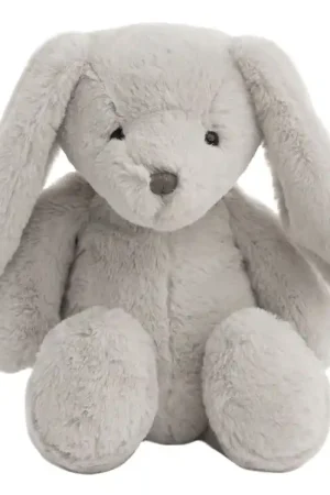 Gereduceerde Prijs NatureZoo Knuffel - 30 cm - Konijn - Lichtgrijs