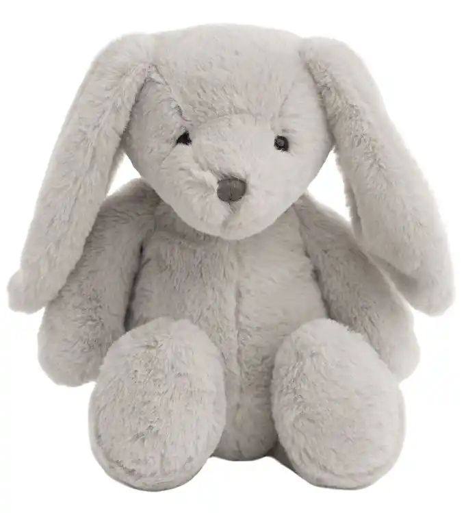 Gereduceerde Prijs NatureZoo Knuffel - 30 cm - Konijn - Lichtgrijs