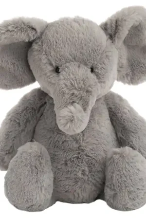 Koop Vandaag NatureZoo Knuffel - 30 cm - Olifant - Donkergrijs