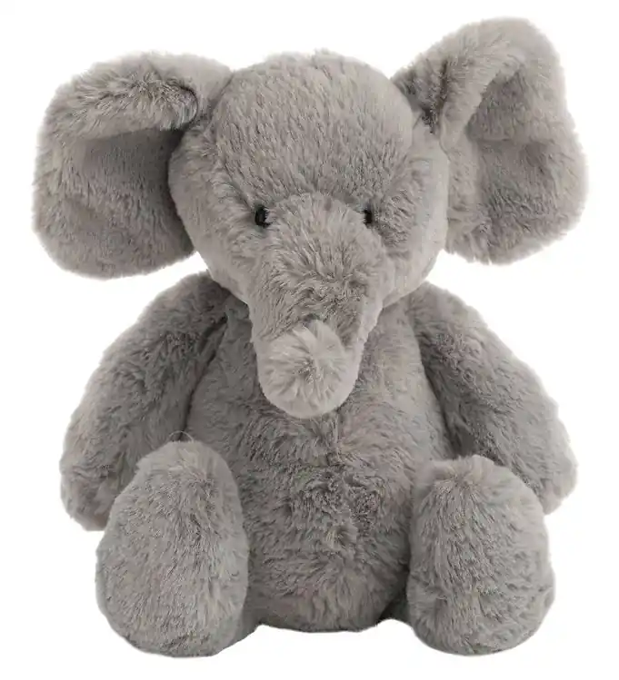 Koop Vandaag NatureZoo Knuffel - 30 cm - Olifant - Donkergrijs