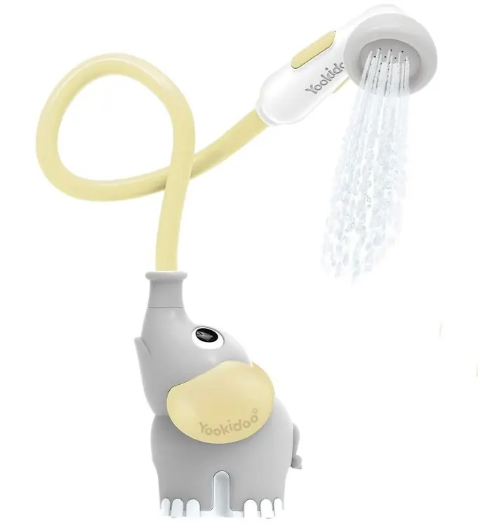Flitsaanbieding Yookidoo Badspeelgoed - Elephant Baby Douche - Geel
