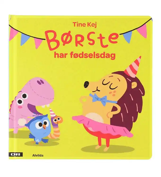 Direct Verzonden Alvilda Boek - Brush heeft een verjaardag - Mini liedje - Deens