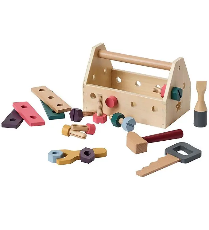 Kids Concept Houten Speelgoed - Gereedschapskist - Hout Koopje