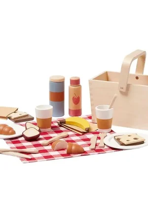 Fabrieksprijs Kids Concept Speelgoedeten - Picknick Set - Hout