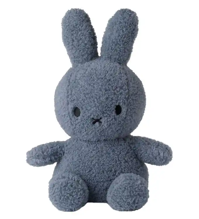 Bon Ton Toys Knuffel - 33 cm - Miffy Sitting - Blue Tijdelijk Beschikbaar