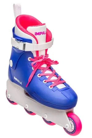 Impala Rolschaatsen - Lightspeed Inline - Blauw/Roze - Skeelers Uitverkoop