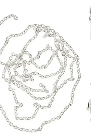 Me&My BOX Ketting m. Letter - l - Verzilverd Express Levering