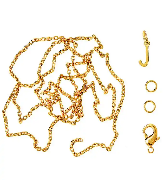 Flitsaanbieding Me&My BOX Ketting m. Letter - J - Verguld