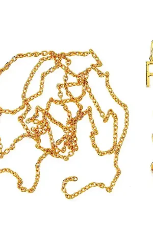 Me&My BOX Ketting m. Letter - R - Verguld Shop Nu