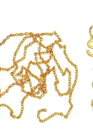 Finale Uitverkoop Me&My BOX Ketting m. Letter - S - Verguld