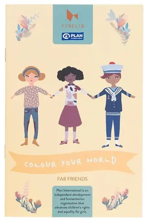 PLAN International x Fabelab Kleurboek - Colour Jouw wereld Uitverkoop