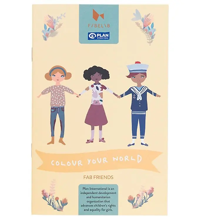 PLAN International x Fabelab Kleurboek - Colour Jouw wereld Uitverkoop