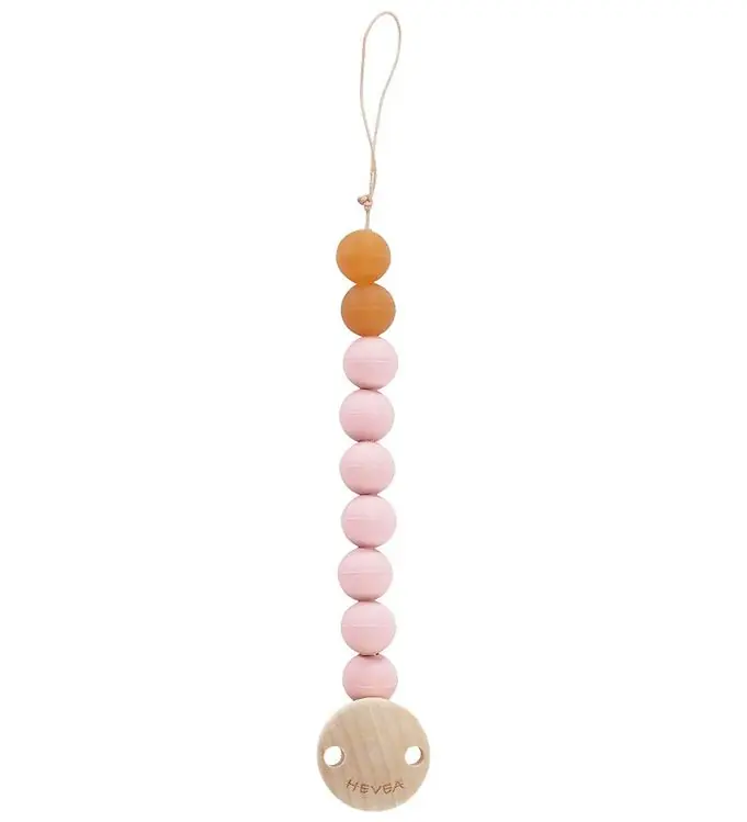 Hevea Speenketting - Natuurlijk Rubber - Powder Roze Betaalbaar