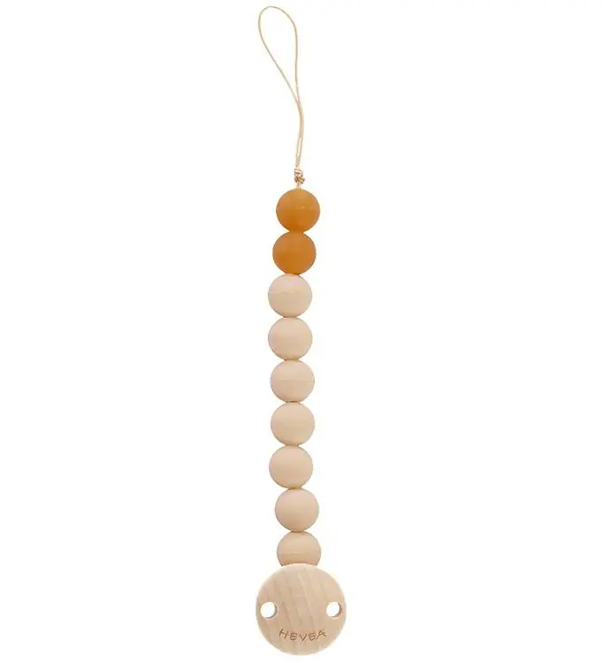 Hevea Speenketting - Natuurlijk Rubber - Sandy Roze Poeder Direct Verzonden