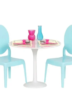 Our Generation Poppen Accessoires - Tafel En stoelen Direct Verzonden