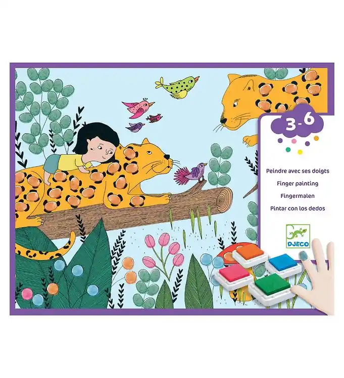 Djeco Vingerverf - Set - Jungle Uitverkoop