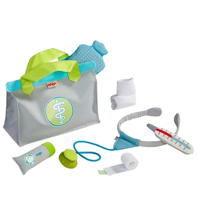 HABA Medische kit - Grijs/Blauw/Groen Koop Vandaag