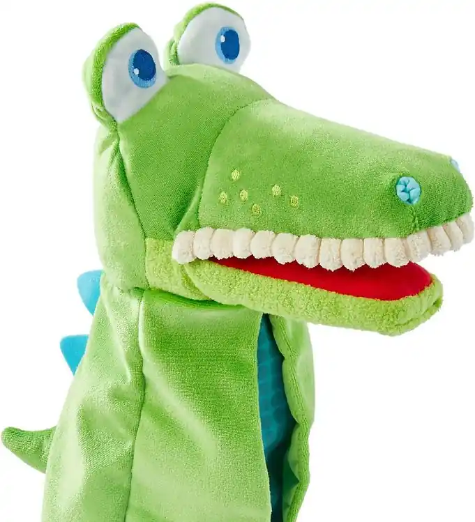 Bestseller HABA Handpop - Krokodil - 26 cm - Groen