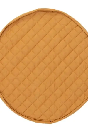 Koopje Play&Go Speelmat - Ø120 - Soft Organic - Mustard Chai-thee