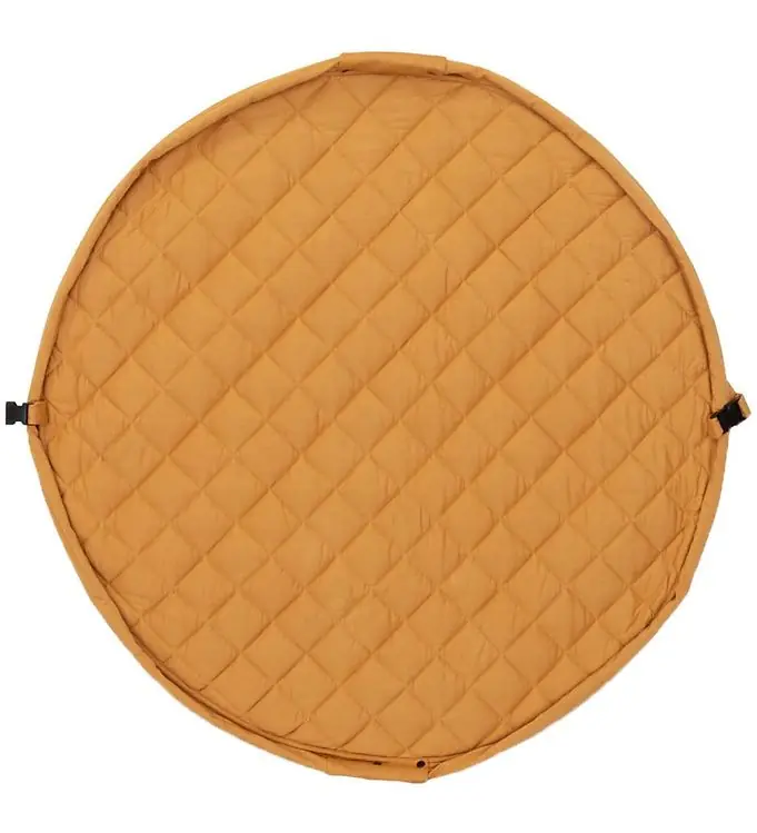 Koopje Play&Go Speelmat - Ø120 - Soft Organic - Mustard Chai-thee