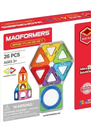 Bestel Nu Magformers Magneetset - Basic Plus - 26 Onderdelen
