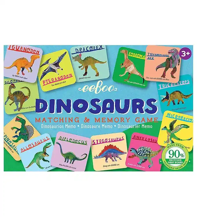 Eeboo Spel - Geheugenspel - Dinosaurus Korting