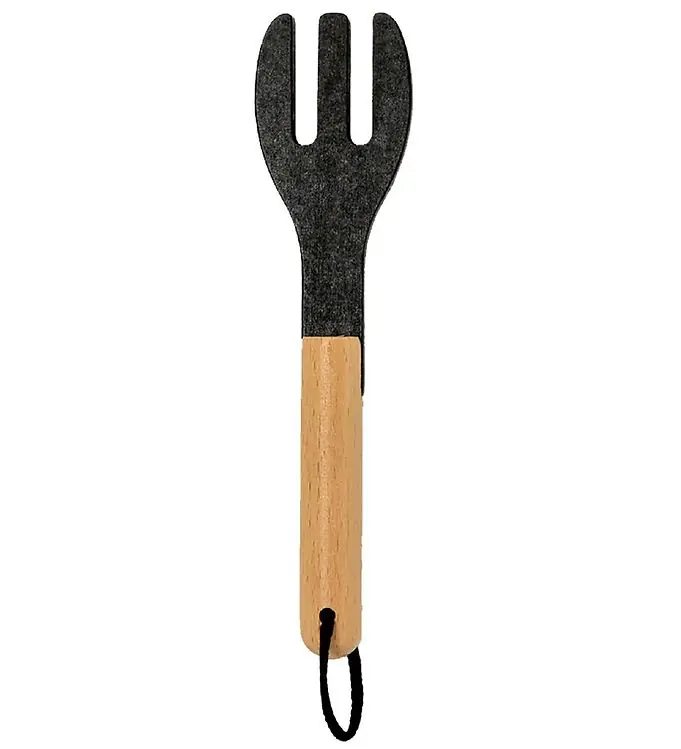 Laatste Versie MaMaMeMo Paletmes/Vork - Hout