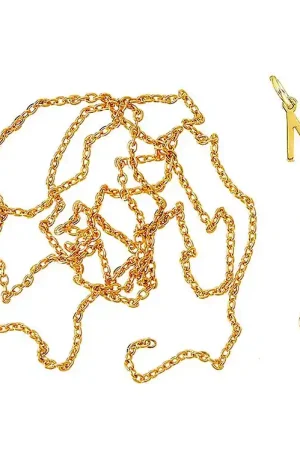 Populair Me&My BOX Ketting m. Letter - N - Verguld