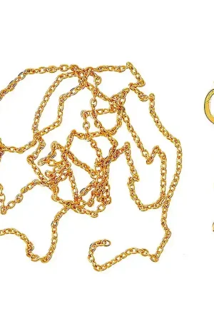 Direct Verzonden Me&My BOX Ketting m. Letter - C - Verguld